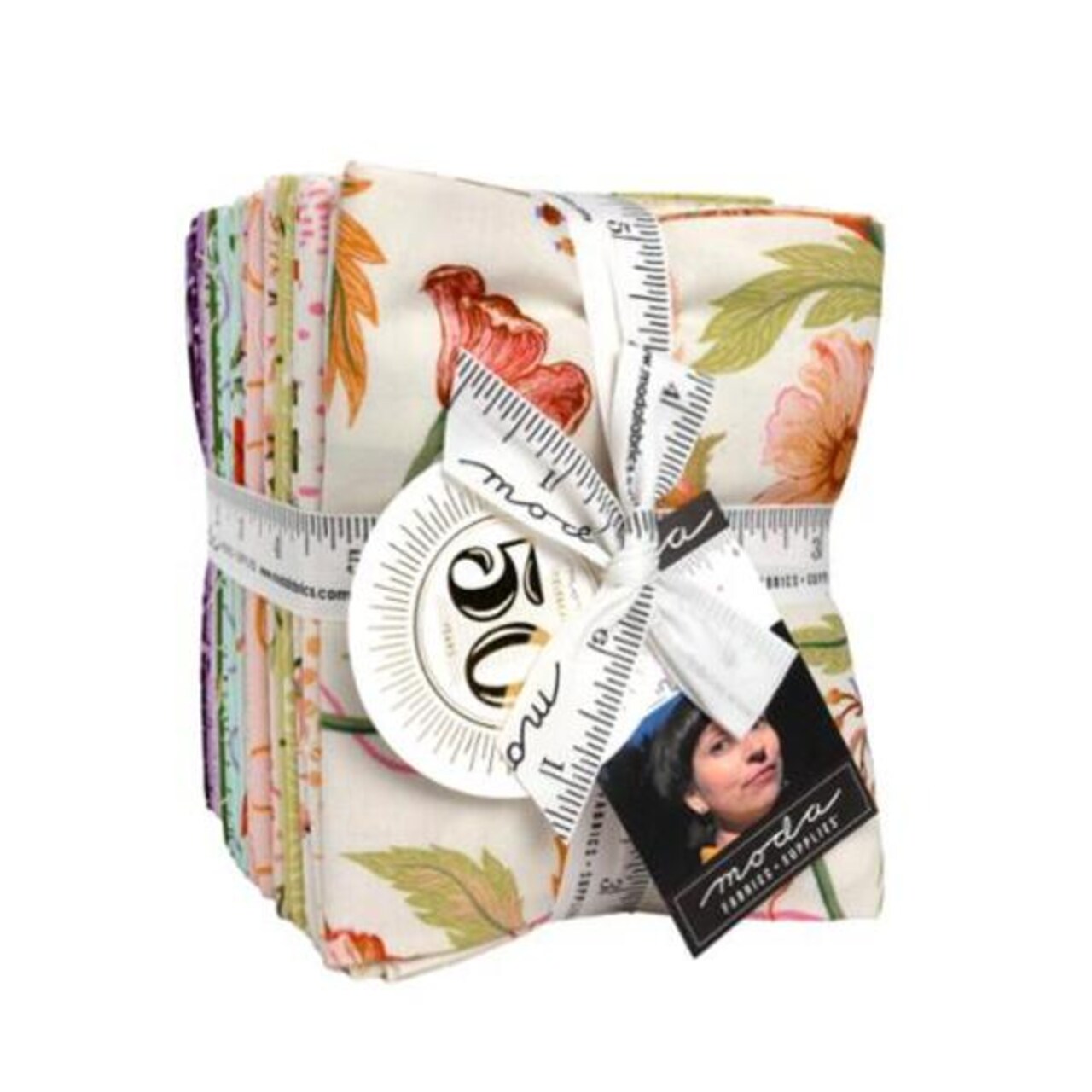 Floral Fondant Fat Quarter Bundle by Linn Warme for Moda (14130AB)